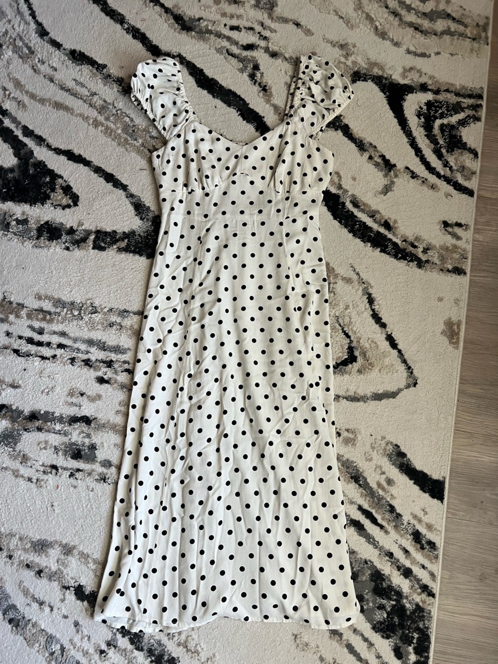 Polka Dot Midi Dress